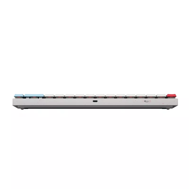 CHERRY MX-LP 2.1 Compact traadita klaviatuur mängimiseks RF-traadita ja Bluetooth-ühendusega QWERTZ Saksa Valge