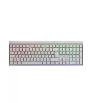 Mänguklaviatuur CHERRY MX 2.0S RGB täissuuruses USB QWERTZ valge