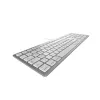 CHERRY KC 6000C FOR MAC klaviatuur universaalne USB QWERTZ saksa hõbedane