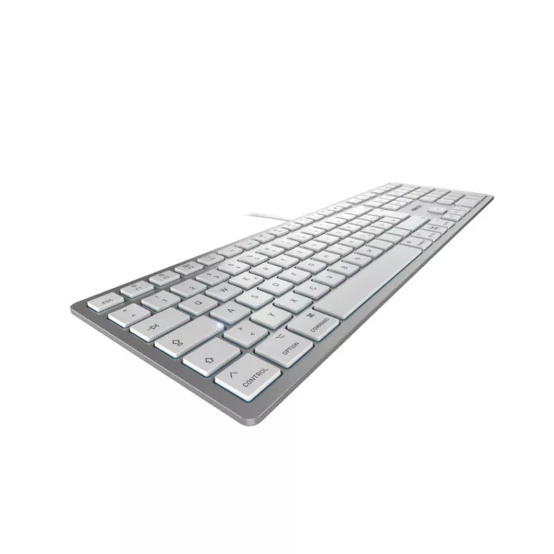 CHERRY KC 6000C FOR MAC klaviatuur universaalne USB QWERTZ saksa hõbedane