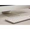 CHERRY KC 6000C FOR MAC klaviatuur universaalne USB QWERTZ saksa hõbedane