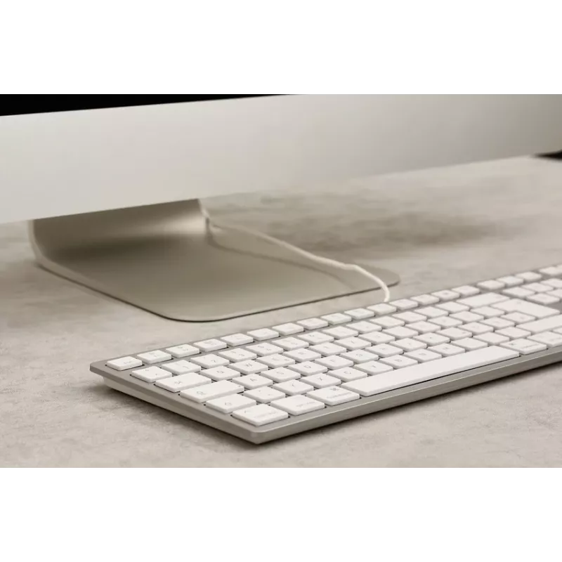 CHERRY KC 6000C FOR MAC klaviatuur universaalne USB QWERTZ saksa hõbedane