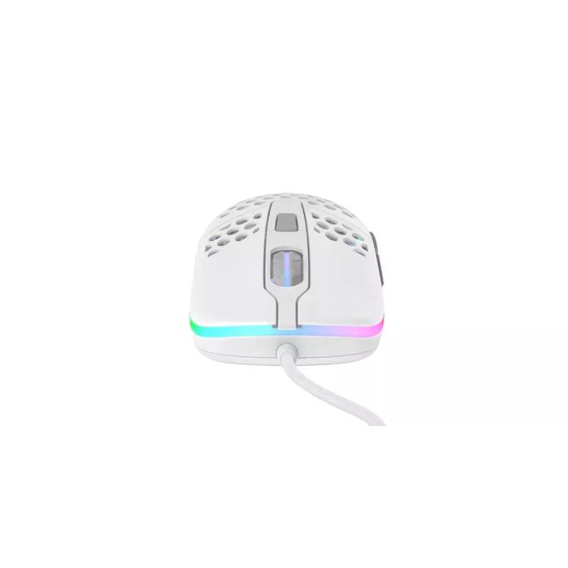 XTRFY M42 mõlemakäeline mängurihiir — optiline sensor, 16 000 DPI, USB Type-A, valge, RGB