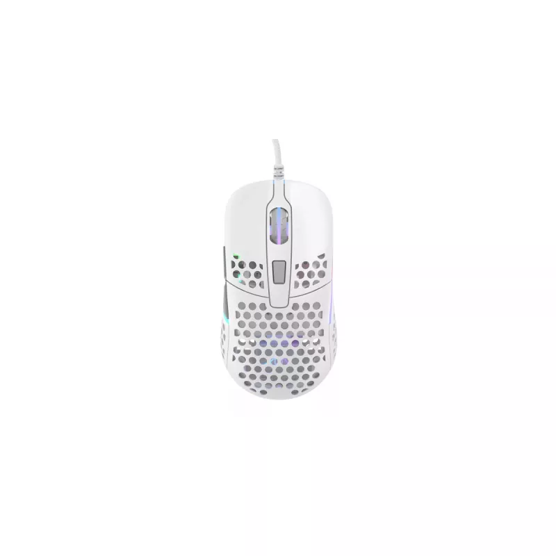 XTRFY M42 mõlemakäeline mängurihiir — optiline sensor, 16 000 DPI, USB Type-A, valge, RGB