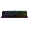 CHERRY MX 8.2 TKL Wireless RGB klaviatuur Gaming USB + RF Wireless + Bluetooth QWERTZ Saksa must