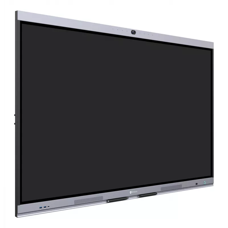 AG Neovo IFP6504P interaktiivne tahvel 163,8 cm (64,5 tolli) 3840 x 2160 pikslit Puuteekraan Must, Hõbedane