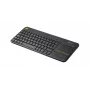 LOGITECH Wireless Touch klaviatuur K400 Plus - Must - Hispaania Qwerty