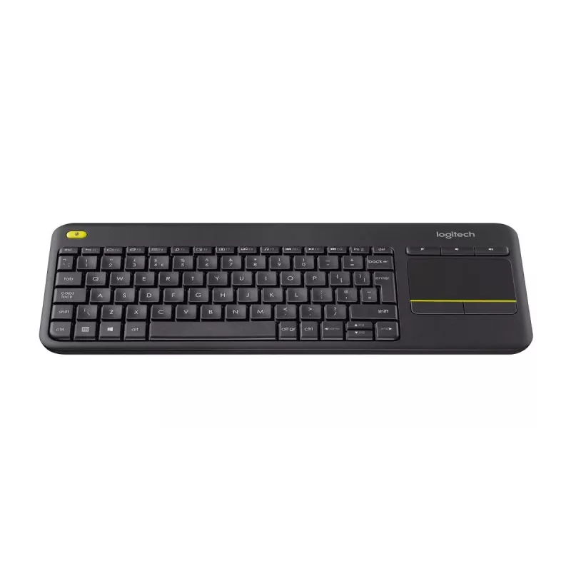LOGITECH Wireless Touch klaviatuur K400 Plus - Must - Hispaania Qwerty