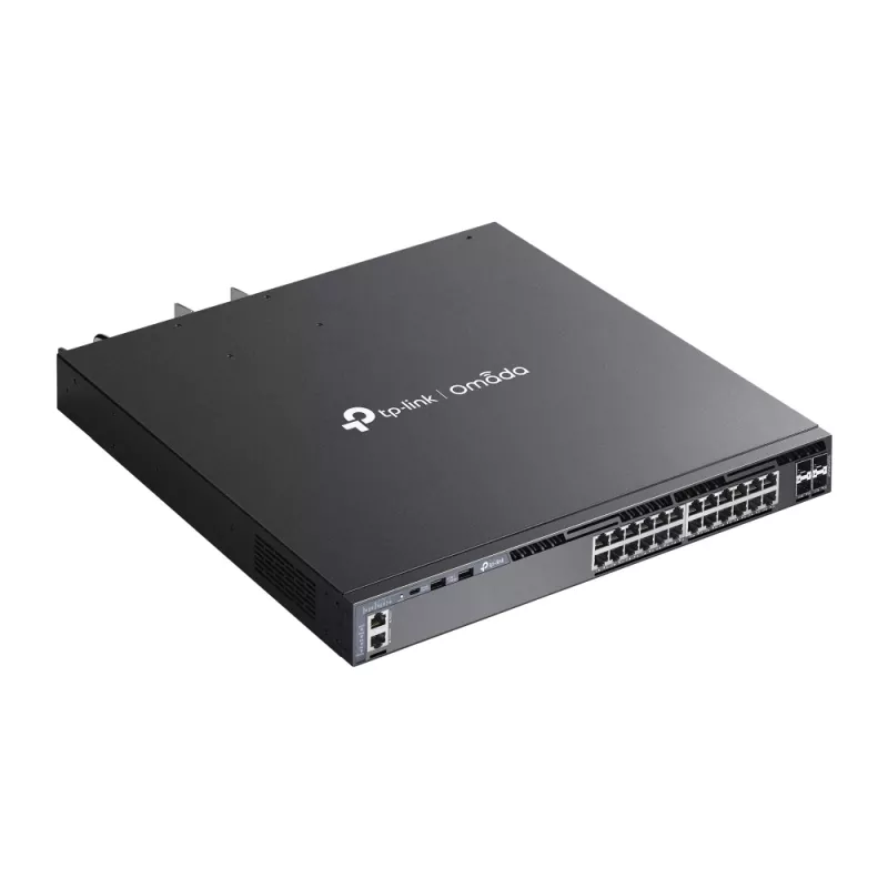 TP-Link Omada 24-pordine Gigabit Stackitav L3 hallatav PoE+ lüliti 4 10G pesaga