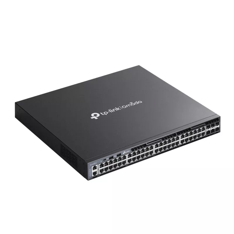 TP-Link Omada 48-pordine gigabitne ladustatav L3 hallatav kommutaator 6 10G pesaga