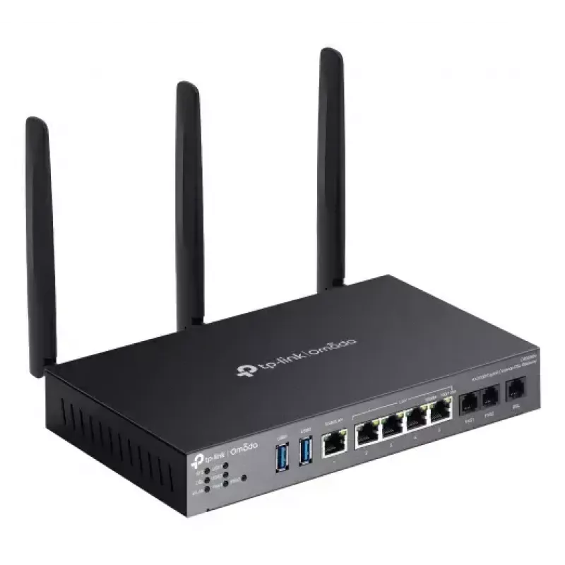 TP-Link Omada AX3000 traadita ruuter Gigabit Ethernet Kaheribaline (2,4 GHz / 5 GHz) Must