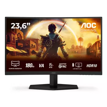 AOC G4 C24G42E arvutimonitor 59,9 cm (23,6 tolli) 1920 x 1080 pikslit Full HD LED must, punane