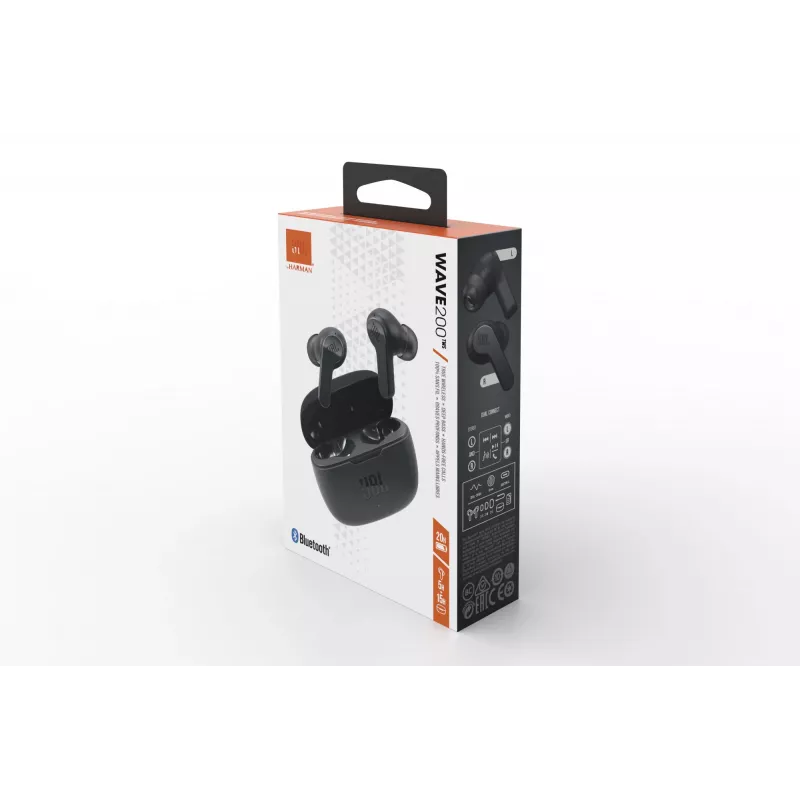 Peakomplekt JBL Wave 200 TWS Must