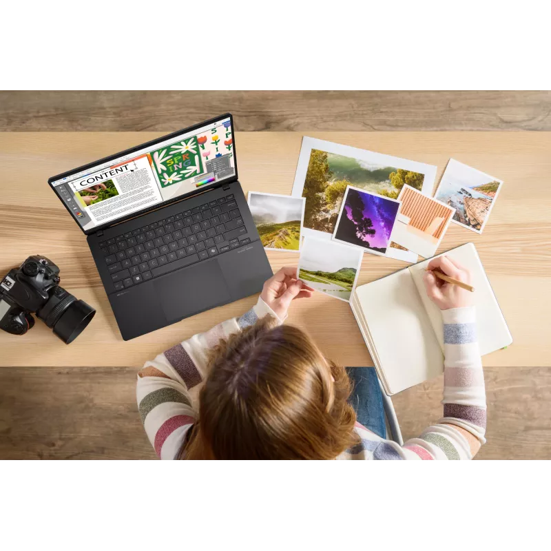 ASUS Vivobook S14 OLED S5406SA-QD151W Copilot+ PC Intel Core Ultra 7 256V Sülearvuti 35,6 cm (14 tolli) WUXGA 16 GB LPDDR5x-SDRAM 1 TB SSD Wi-Fi 7 (802.11be) Windows 11 Home Must