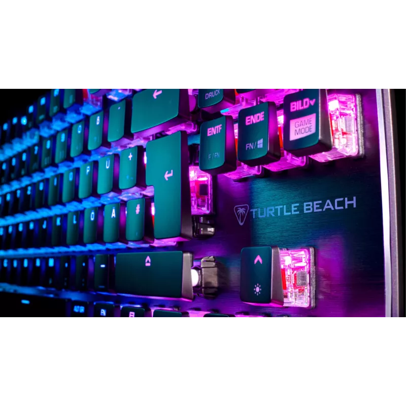 Turtle Beach Vulcan TKL klaviatuur mängimiseks USB QWERTZ saksa must