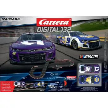 CARRERA Carrera 20030042 NASCAR 8+ võidusõiduauto ja raja komplekt