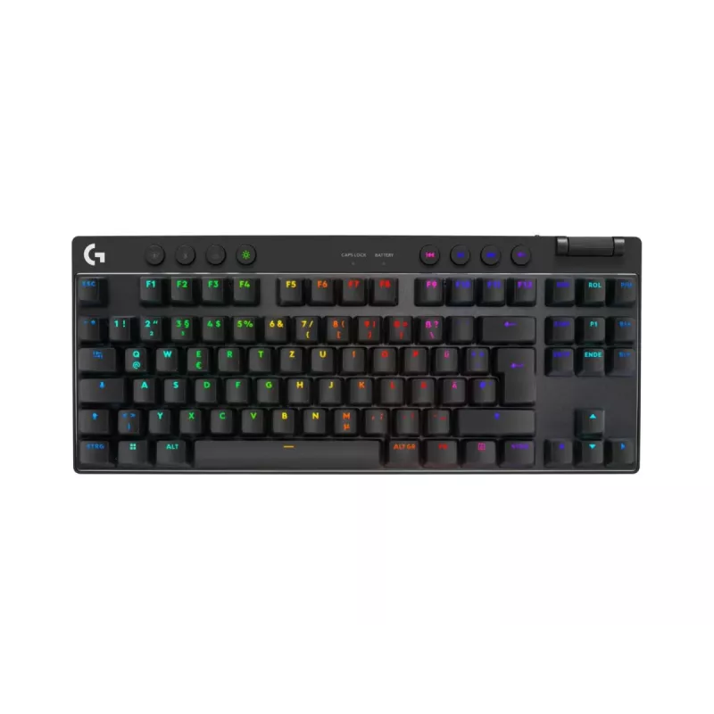 LOGITECH G Pro X TKL Lightspeed mänguklaviatuur - Bluetooth - must - saksa - QWERTZ - taktiilne