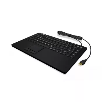 KeySonic KSK-3230IN (DE) klaviatuur Universal USB QWERTZ Saksa Must