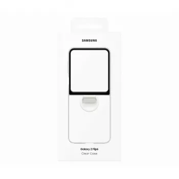 Samsung EF-QF741CTEGWW mobiiltelefoni ümbris 17 cm (6.7 tolli) kate Läbipaistev