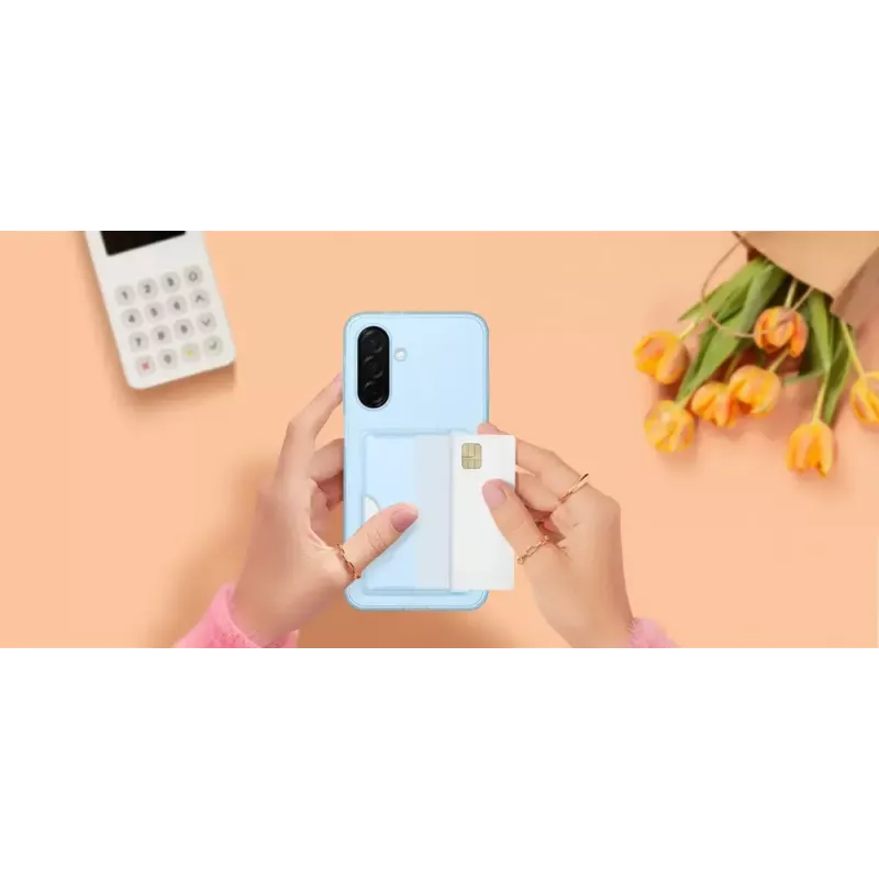 Samsung EF-OA266 mobiiltelefoni ümbris 17 cm (6,7 tolli) Nahkkate Sinine