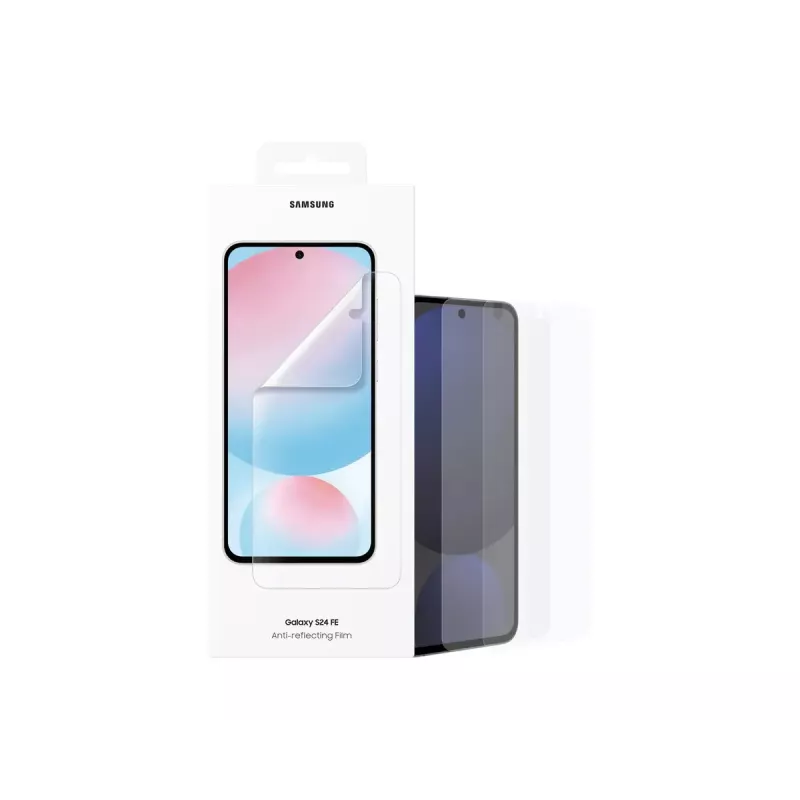 Samsung peegeldusvastane ekraanikaitse S24 FE-le kriimustuskindel läbipaistev 2 tk