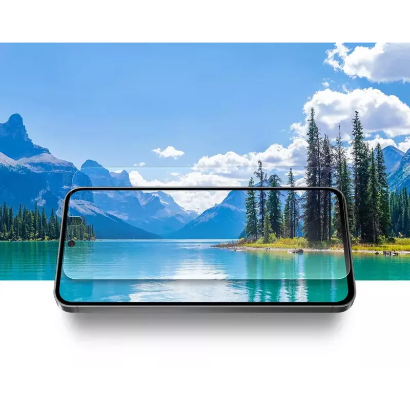 Samsung peegeldusvastane ekraanikaitse S24 FE-le kriimustuskindel läbipaistev 2 tk