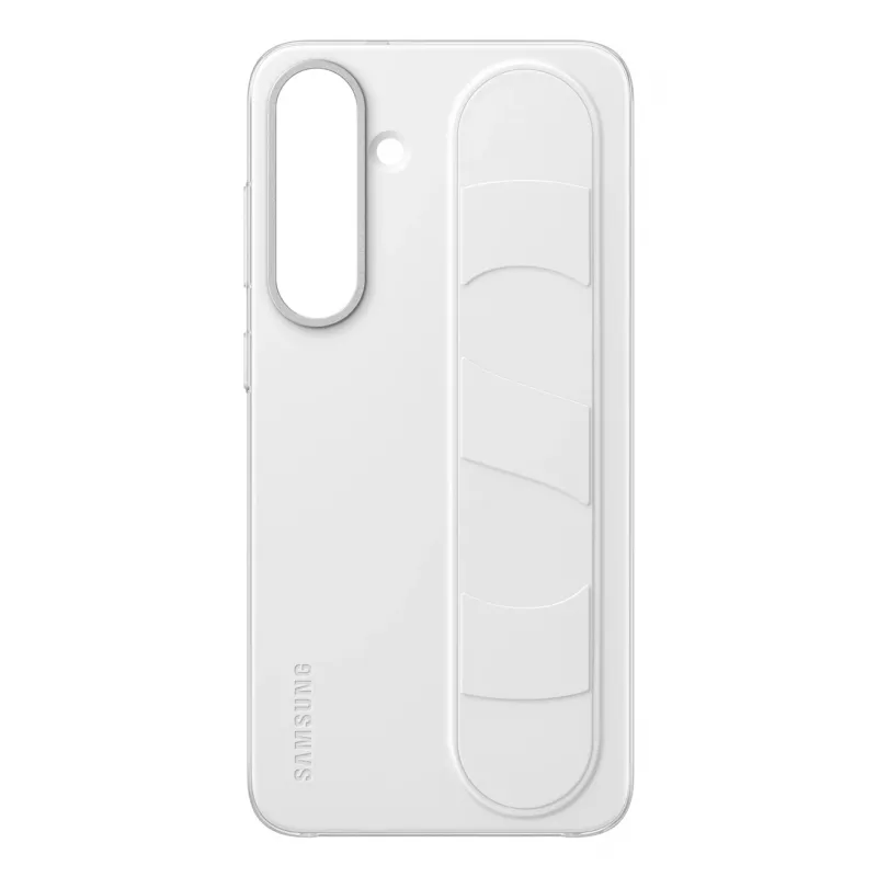 Samsung Standing Grip ümbris Galaxy S25+ jaoks, ümbris, Samsung, Galaxy S25+, 17 cm (6,7 tolli), valge
