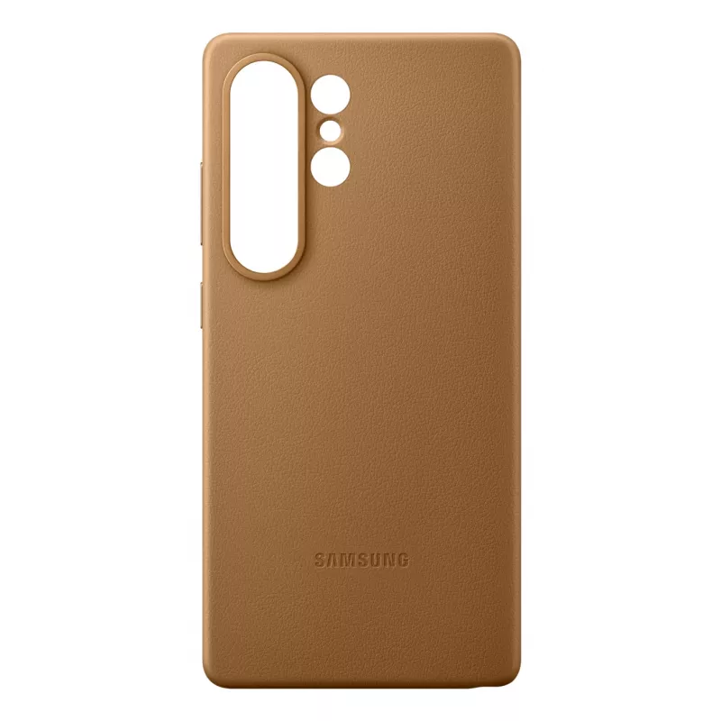Samsung Kindsuit kunstnahast ümbris Galaxy S25 jaoks, Kaitseümbris, Samsung, Galaxy S25 Ultra, 17,5 cm (6,9 tolli), Pruun