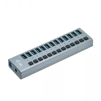 i-tec USB 3.0 laadimise HUB 13port + toiteadapter 60 W