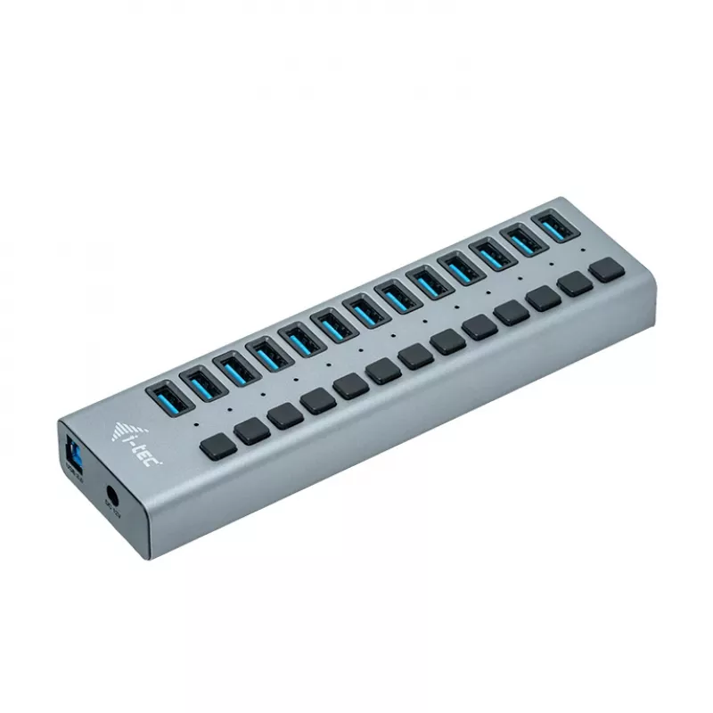 i-tec USB 3.0 laadimise HUB 13port + toiteadapter 60 W