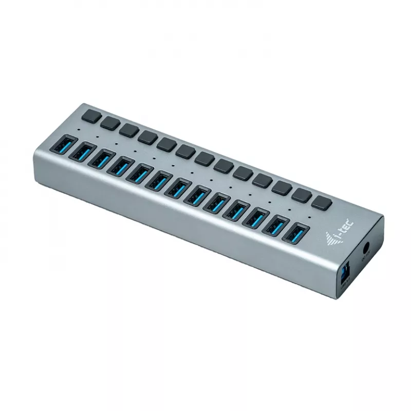 i-tec USB 3.0 laadimise HUB 13port + toiteadapter 60 W