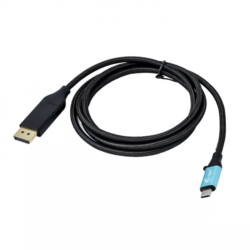 i-tec USB-C DisplayPort kaabliadapter 4K / 60 Hz 200 cm, 2 m, USB Type-C, DisplayPort, isane, isane, 3840 x 2160 pikslit