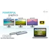 i-tec USB-C metallist ergonoomiline 3x 4K ekraani dokkimisjaam + toiteedastus 100 W