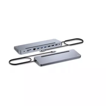 i-tec USB-C metallist ergonoomiline 3x 4K ekraani dokkimisjaam + toiteedastus 100 W