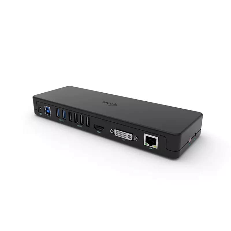 i-tec USB 3.0 / USB-C kahe monitoriga dokkimisjaam HDMI DVI + VGA