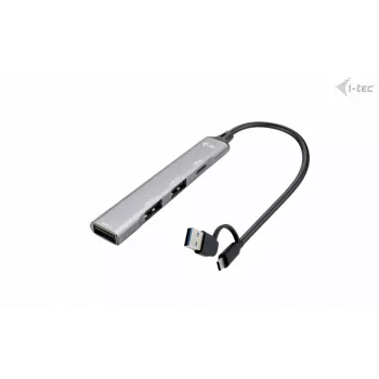 i-tec USB-C/USB-A metallist HUB 1x USB 3.0 + 3x USB 2.0