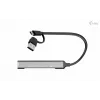i-tec USB-C/USB-A metallist HUB 1x USB 3.0 + 3x USB 2.0