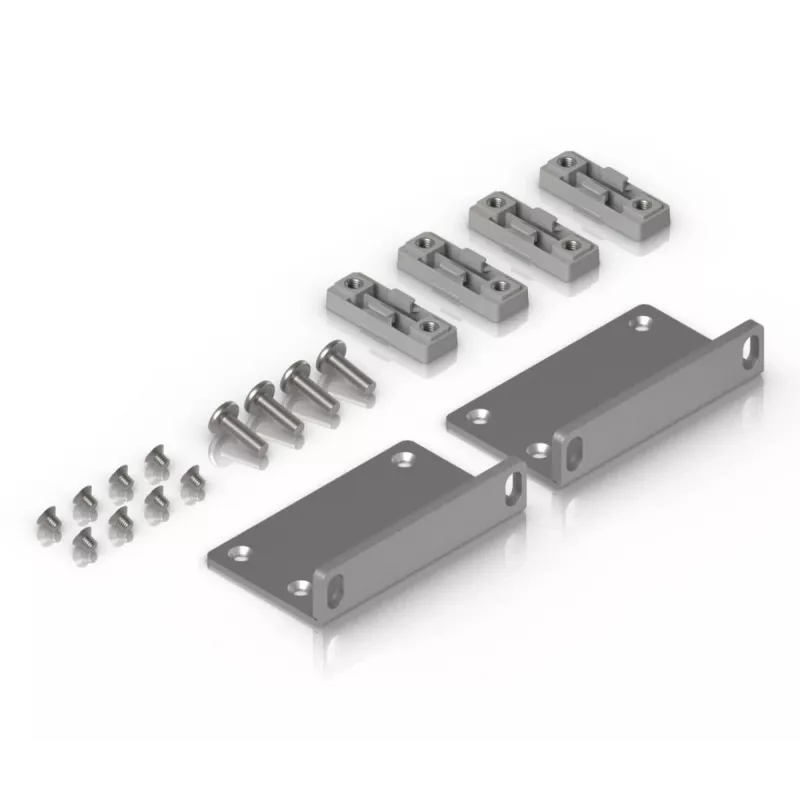 Kinnituskomplekt Ubiquiti UACC-Rack-Ear-2U Galvaniseeritud teras Hall
