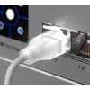 Võrgukaabel UBIQUITI UACC-Cable-Patch-EL-3M-W — Cat6, 3 m, 2,5 GbE, PoE++ (4PPoE), valge