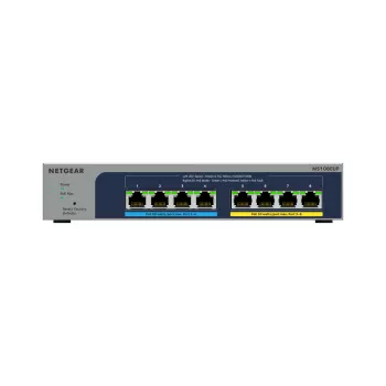 NETGEAR 8-pordiline Ultra60 PoE++ Multi-Gigabit (2,5G) Ethernet Plus lüliti, hallatav, L2/L3, 2,5G Ethernet (100/1000/2500), täisdupleks, Power over Ethernet (PoE)