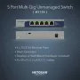 NETGEAR MS105-100EUS võrgukommutaator Haldamata 2.5G Ethernet (100/1000/2500) Toide üle Etherneti (PoE) 1U