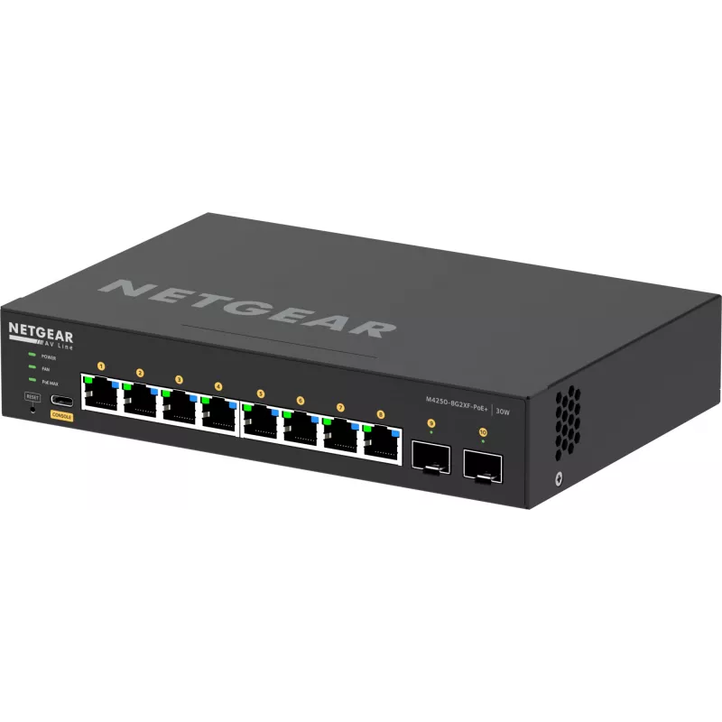 Hallatav kommutaator NETGEAR GSM4210PX 8x1G PoE+ 220W 2xSFP+