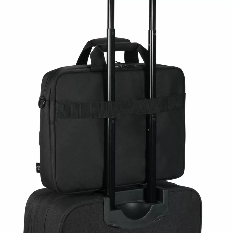 DICOTA Eco Top Traveller Core – 13–14,1-tolline sülearvutikott – must / 300D 100% taaskasutatud PET polüester