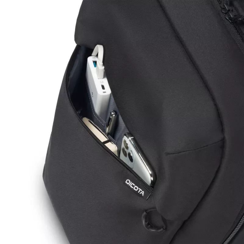 DICOTA Commuter - 13-16in sülearvuti seljakott - Must / 300d Rpet Polyester
