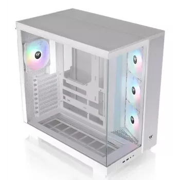 PC-ümbris Thermaltake View 380 XL TG ARGB Midi Torn Valge