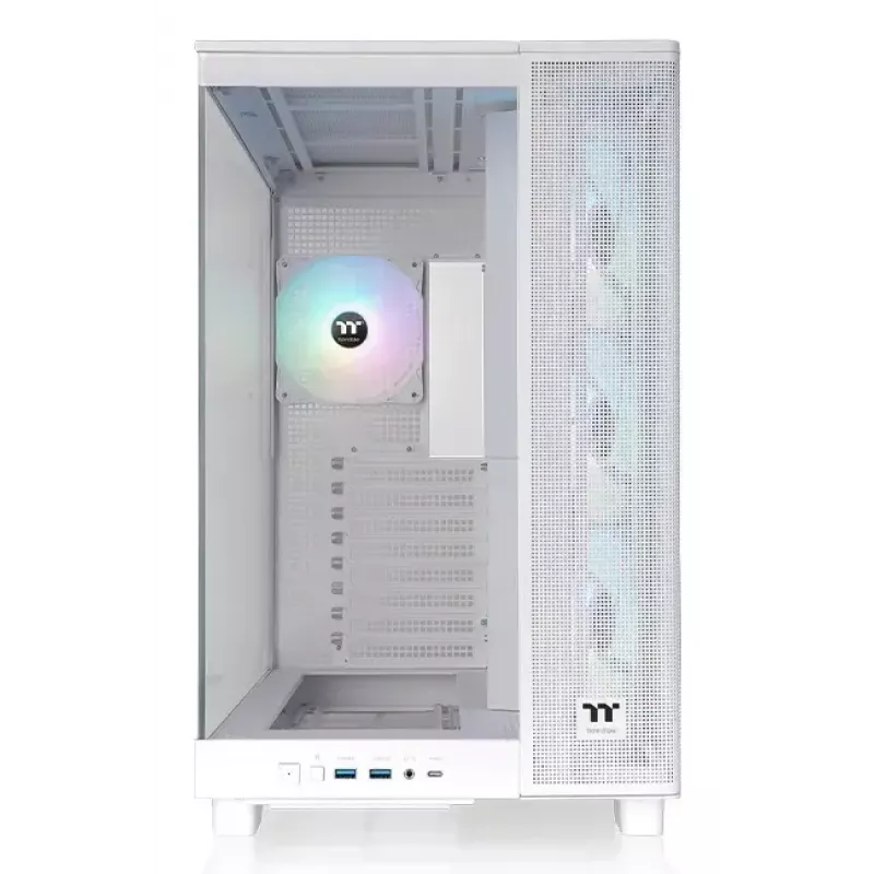 PC-ümbris Thermaltake View 380 XL TG ARGB Midi Torn Valge