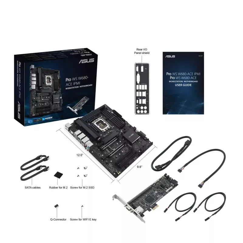Emaplaat ASUS PRO WS W680-ACE IPMI Intel W680 LGA 1700 ATX