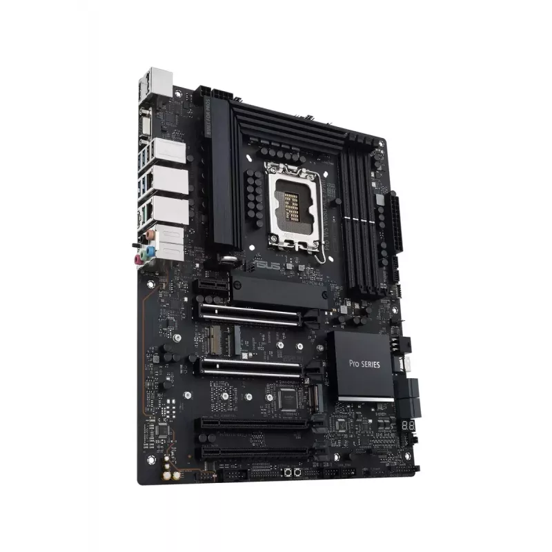 Emaplaat ASUS PRO WS W680-ACE — Intel W680 ATX, LGA 1700, DDR5, 4 DIMM (128 GB), 3x M.2, 2x 2,5Gb LAN, 7.1 heli