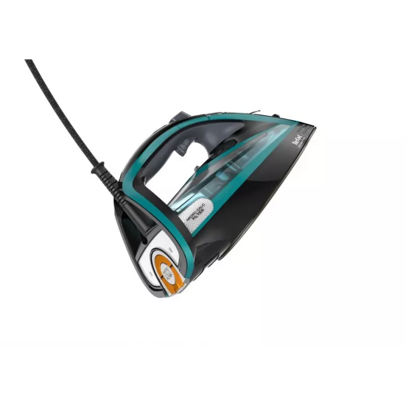 Tefal Ultimate Pure FV9844 Kuiv- ja aurutriikraud Durilium Autoclean tallaga 3200 W Must, Sinine