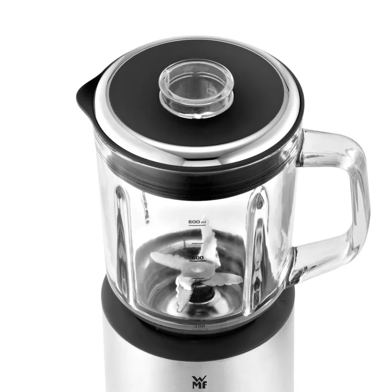 WMF KITCHENminis 0416490011 0,8 L lauasegisti 400 W Must, Roostevaba teras, Läbipaistev